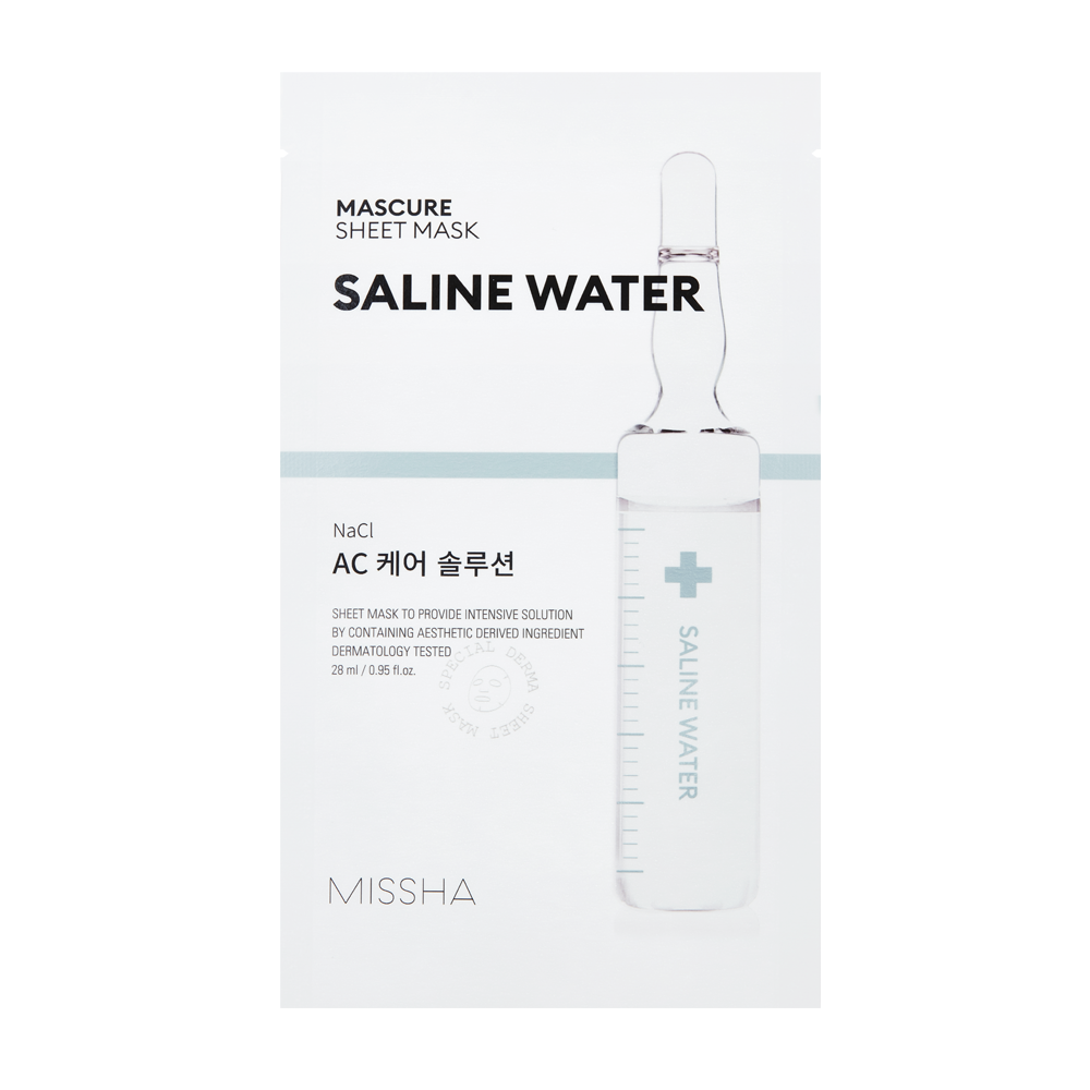 MISSHA MASCURE AC CARE SOLUTION SHEET MASK NACL