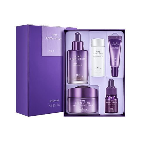 MISSHA TIME REVOLUTION NIGHT REPAIR SPECIAL SET 5X (2 PIECE)