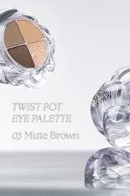 MUZIGAE MANSION TWIST POT EYE PALETTE 03 MUTE BROWN