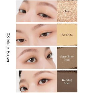 MUZIGAE MANSION TWIST POT EYE PALETTE 03 MUTE BROWN
