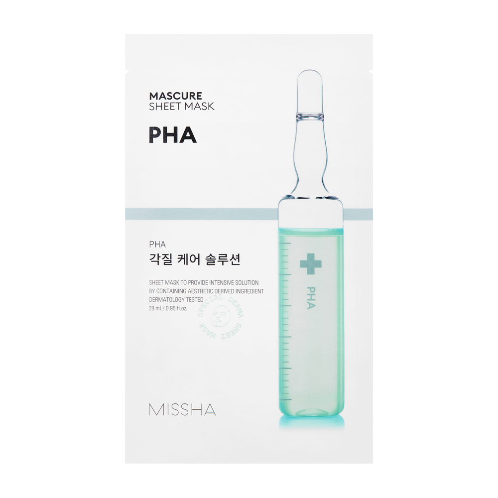 MISSHA MASCURE PEELING SOLUTION SHEET MASK PHA