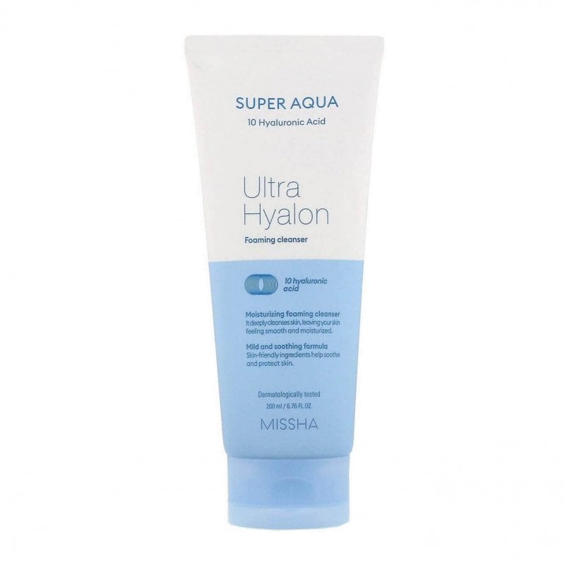 MISSHA SUPER AQUA ULTRA HYALRON FOAMING CLEANSER