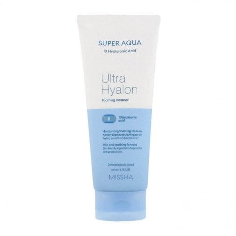 MISSHA SUPER AQUA ULTRA HYALRON FOAMING CLEANSER