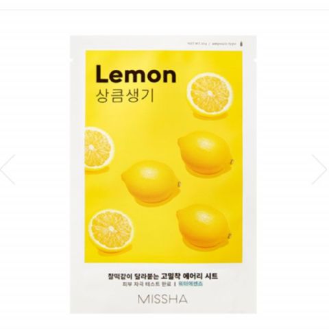 MISSHA AIRY FIT SHEET MASK [LEMON] 19G