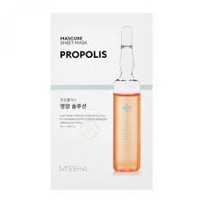 MISSHA MASCURE NUTRITION SOLUTION SHEET MASK PROPOLIS