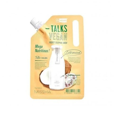 MISSHA_TALKS_VEGAN_SQUEEZE_POCKET_SLEEPING_MASK_[MEGA_NUTRITIOUS] 10g