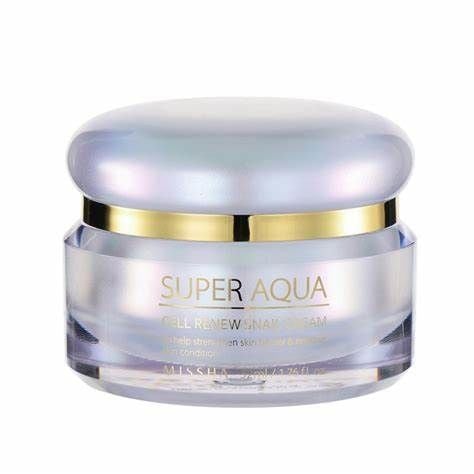 MISSHA SUPER AQUA CELL RENEW SNAIL CREAM MULTI LANGUAGE 52ML