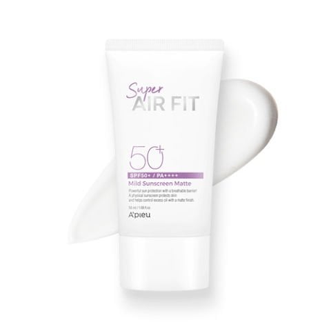 A'PIEU SUPER AIR FIT MILD SUNSCREEN MATTE EX SPF50+/PA++++ 50ML
