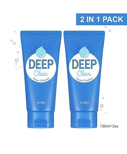 A'PIEU DEEP CLEAN FOAM CLEANSER 2'Lİ PAKET