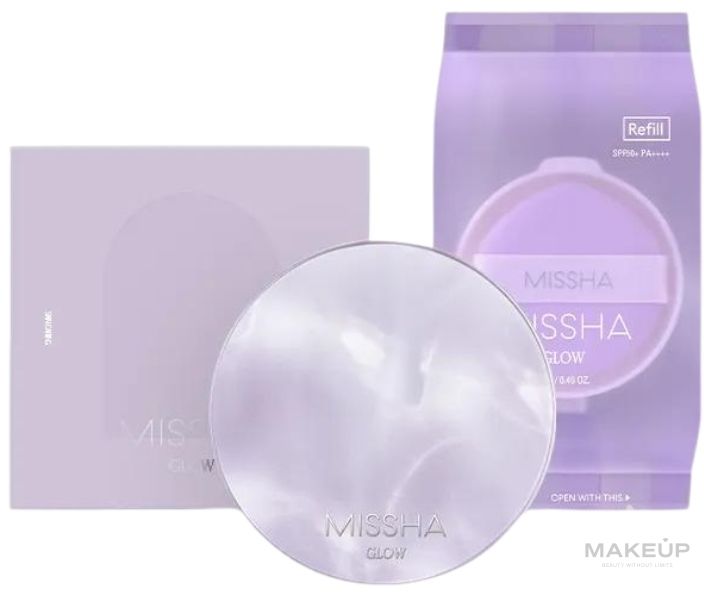 MISSHA GLOW LAYERING FIT CUSHION REFILL NO:21 VANILLA