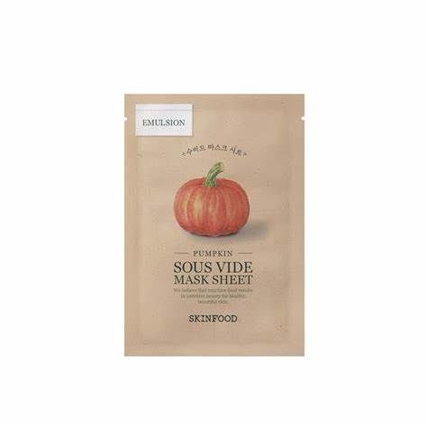 SKINFOOD PUMPKIN SOUS VIDE MASK SHEET