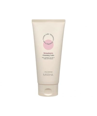 MISSHA CREAMY LATTE CLEANSING FOAM [STRAWBERRY] R [172 ML]