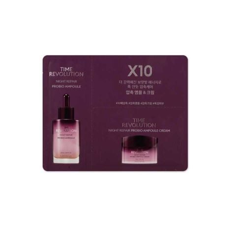 MISSHA TIME_REVOLUTION_NIGHT_REPAIR_AMPOULE_5X_(1ML)_&_CREAM_5X_(1ML) Ampoule 1ml
Ampoule Cream 1ml