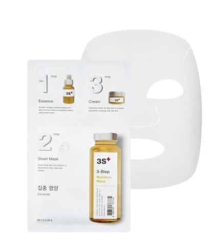 MISSHA 3-STEP NUTRITION MASK [15 G / 22 G / 1.5 G]