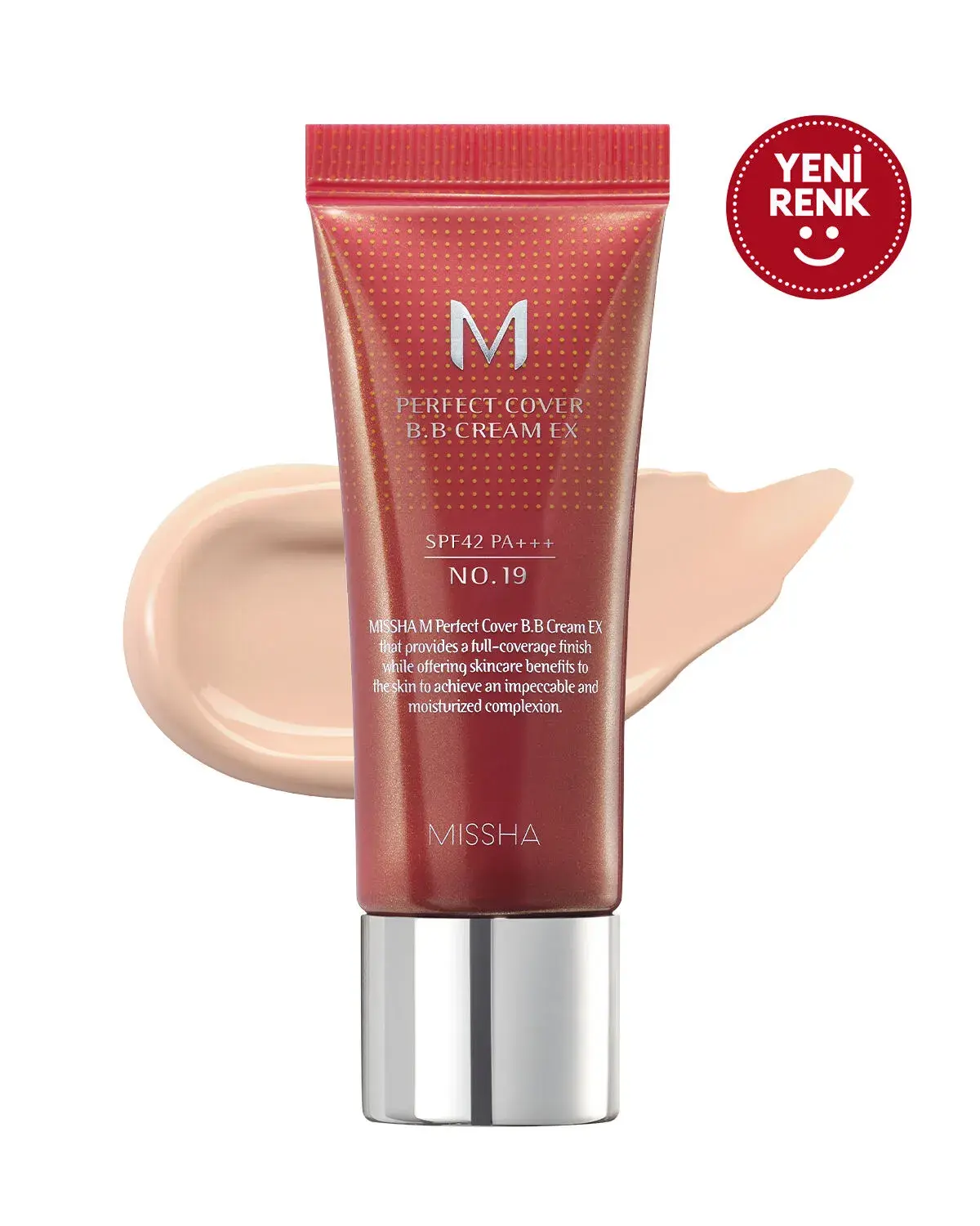 MISSHA M PERFECT COVER BB CREAM EX SPF42/PA+++ NO.19 COOL IVORY 20ML
