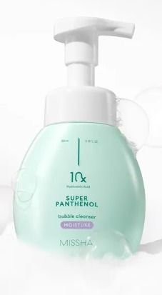 MISSHA SUPER_PANTHENOL_BUBBLE_CLEANSER_MOISTURE