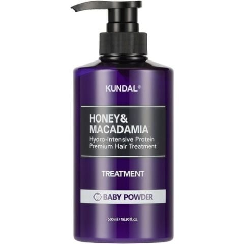 KUNDAL HONEY & MACADAMIA PROTEIN TREATMENT 500ML- BABY POWDER