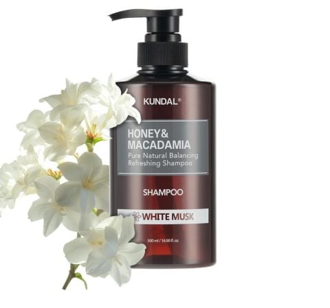 KUNDAL HONEY & MACADAMIA NATURE SHAMPOO 500ML - WHITE MUSK