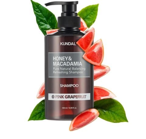 KUNDAL HONEY & MACADAMIA NATURE SHAMPOO 500ML- PINK GRAPEFRUIT