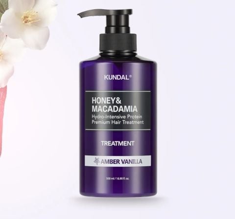 KUNDAL HONEY & MACADAMIA PROTEIN TREATMENT 500ML- AMBER VANILLA