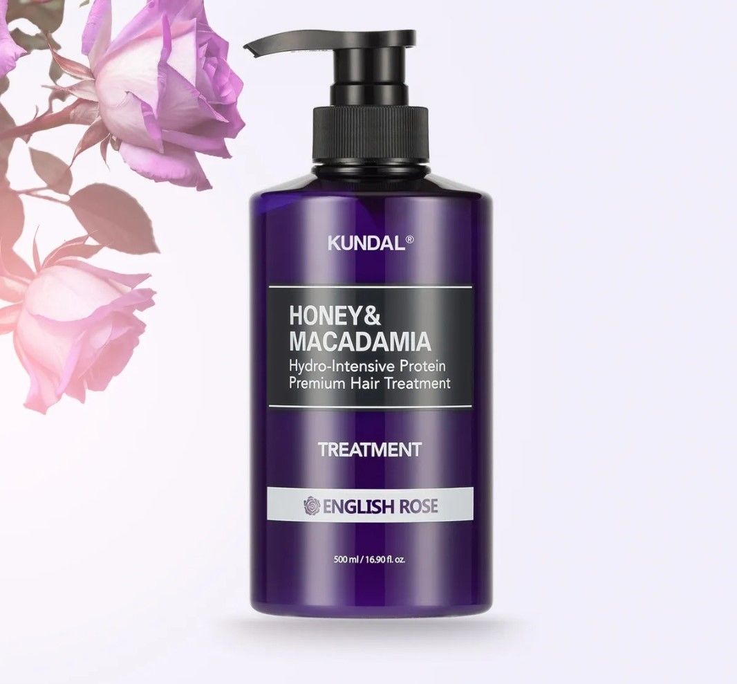 KUNDAL HONEY & MACADAMIA PROTEIN TREATMENT 500ML - ENGLISH ROSE