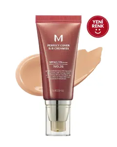 M PERFECT COVER BB CREAM EX SPF42/PA+++ NO.26 NATURAL CARAMEL 50ML