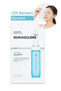 MISSHA MASCURE CALMING SOLUTION SHEET MASK [GUAIAZULENE] EU
