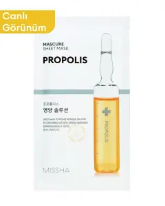 MISSHA MASCURE NUTRITION SOLUTION SHEET MASK [PROPOLIS] 27ML