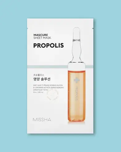 MISSHA MASCURE NUTRITION SOLUTION SHEET MASK [PROPOLIS] 27ML
