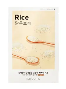 MISSHA AIRY FIT SHEET MASK [RICE] EU