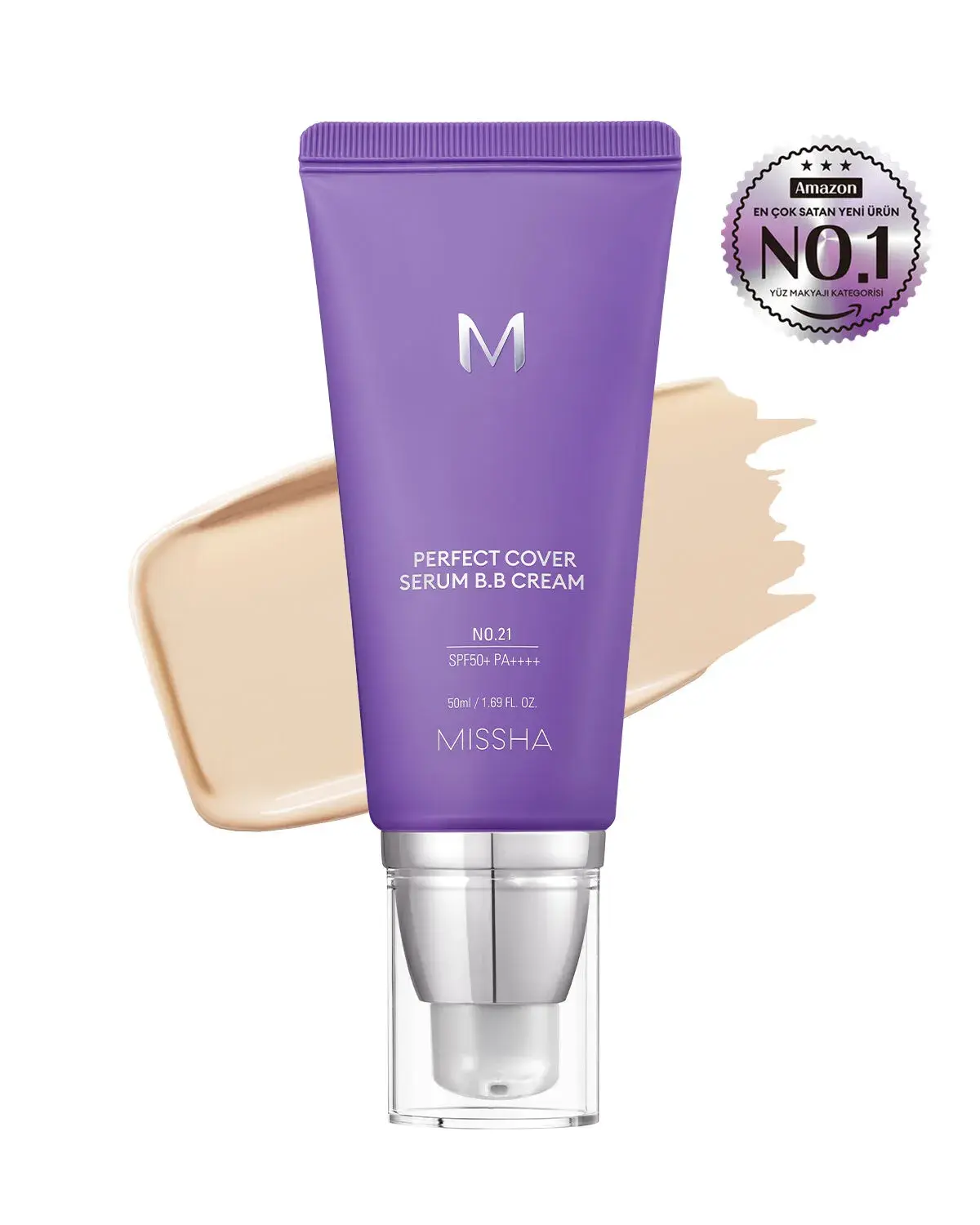 M PERFECT COVER SERUM BB CREAM NO.21 LIGHT BEIGE 50ML