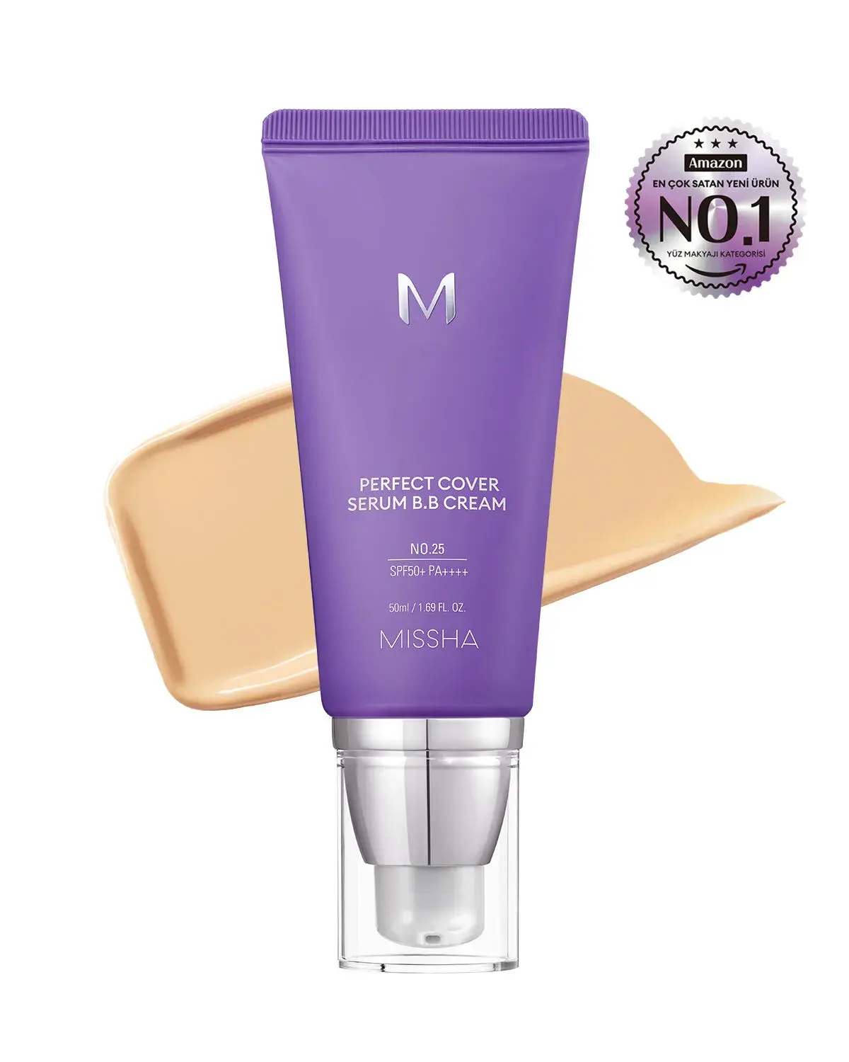 M PERFECT COVER SERUM BB CREAM NO.25 WARM BEIGE 50ML