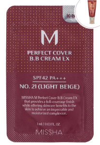 MISSHA M PERFECT COVER BB CREAM EX SPF42/PA+++ [1ML] [NO.21]