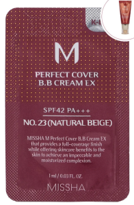 MISSHA M PERFECT COVER BB CREAM EX SPF42/PA+++ [1ML] [NO.23]