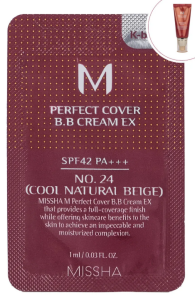 MISSHA M PERFECT COVER BB CREAM EX SPF42/PA+++ [1ML] [NO.24]