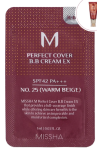 MISSHA M PERFECT COVER BB CREAM EX SPF42/PA+++ [1ML] [NO.25]