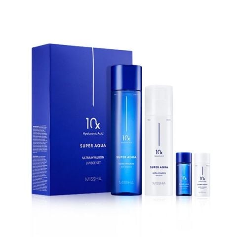 MISSHA SUPER AQUA SET <2 PCS> TONER 200ML EMULSION 130ML