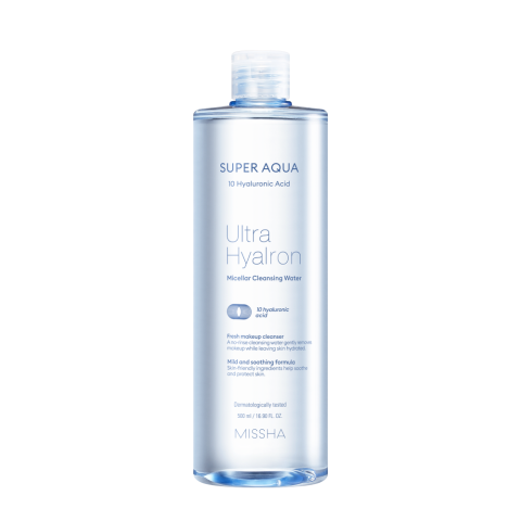 MISSHA SUPER AQUA ULTRA HYALRON MICELLAR CLEANSING WATER 500ML