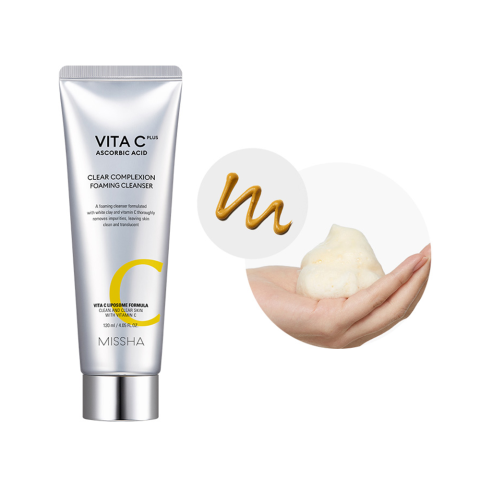MISSHA VITA C PLUS CLEAR COMPLEXION FOAMING CLEANSER